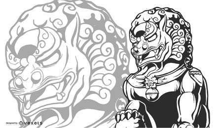Chinese Lion Statue Chinese Lion Statue