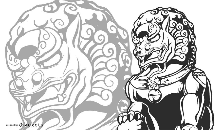 Chinese Lion Statue Chinese Lion Statue