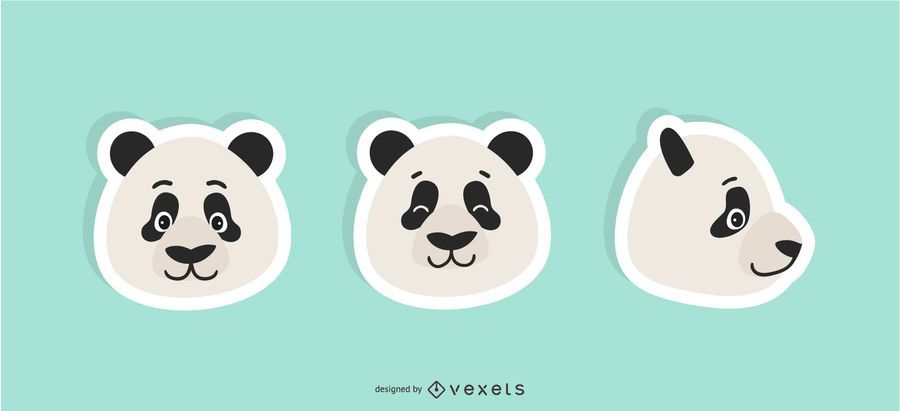 Panda Sticker Set Panda Sticker Set