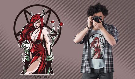 Projeto do t-shirt de Lilith Projeto do t-shirt de Lilith