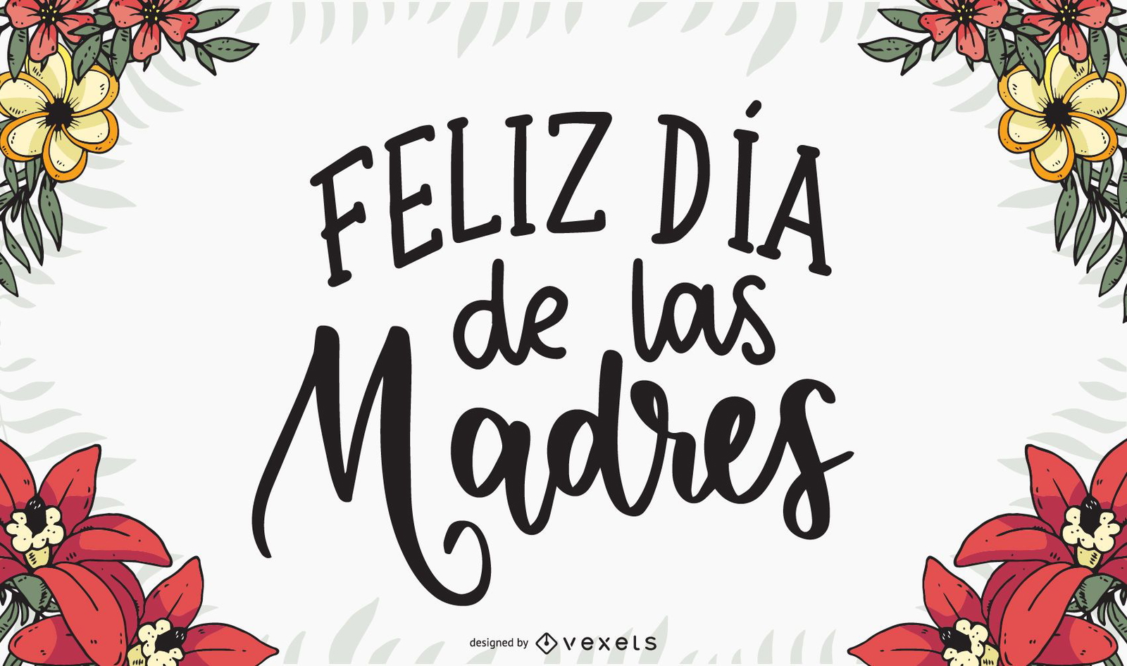 Descarga Vector De Diseño De Letras Feliz Dia De Las Madres 9012