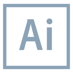 Ícone do Adobe illustrator ai Ícone do Adobe illustrator ai