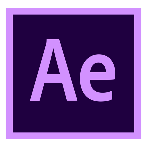 After effects ae colored icon PNG Design
