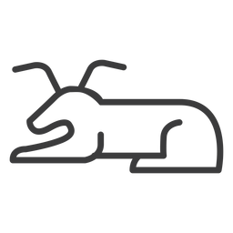 Golpe de divindade de chifre de gado animal Desenho PNG