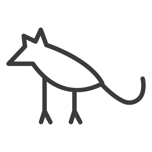 Pata de rato de animal Desenho PNG