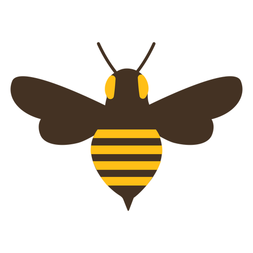 Bee wasp wing sting stripe icon PNG Design