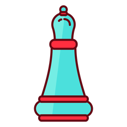 Bishop chess flat PNG Design Transparent PNG