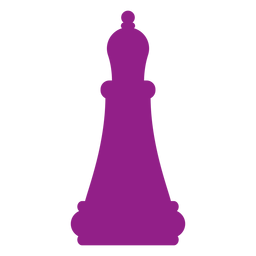 Bischof Schach Silhouette PNG-Design