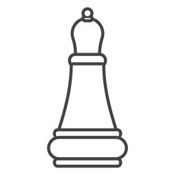 Bischof Schachschlag PNG-Design
