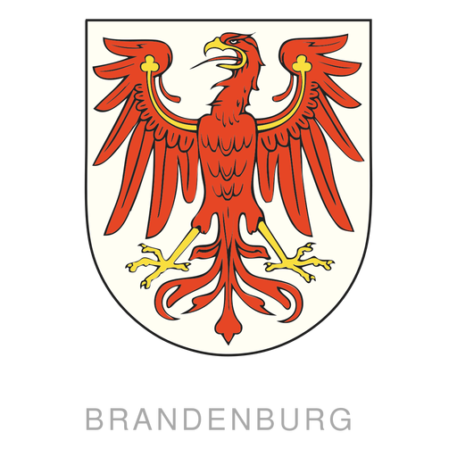 Brandenburg state crest PNG Design
