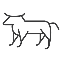 Stierkuhfetthornisis-Viehanschlag PNG-Design
