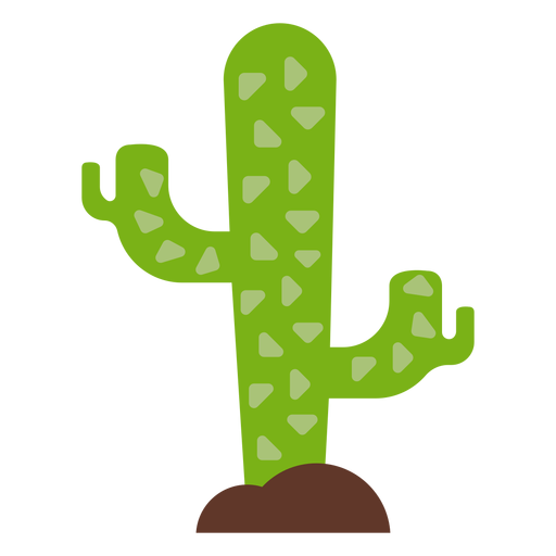 Cactus Winking Flat PNG & SVG Design For T-Shirts