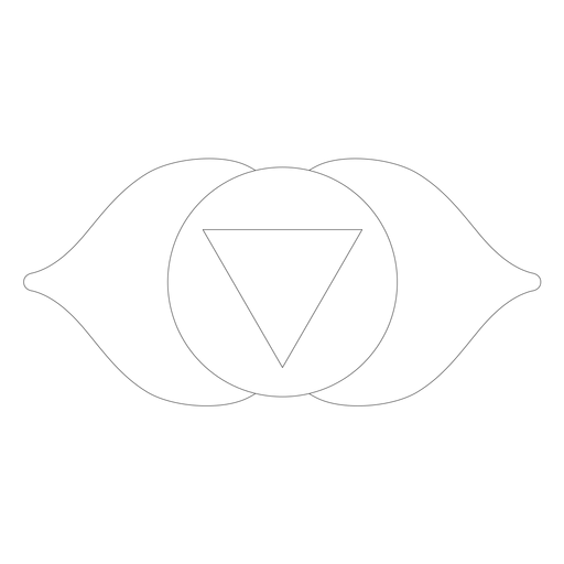 Icono de chakra ajna Diseño PNG
