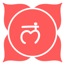 Icono de chakra muladhara Diseño PNG