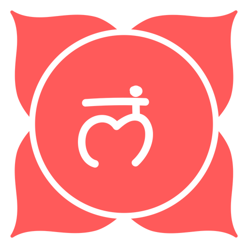 Icono de chakra muladhara Diseño PNG