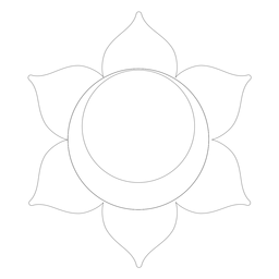 Chakra svadhishthana Ikone PNG-Design