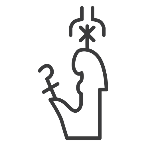 Curso de cetro de cetro de varinha de coroa Desenho PNG