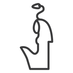 Divinity snake stroke PNG Design