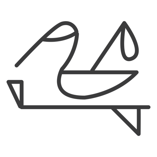 Pato de varinha de pato Desenho PNG