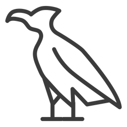 Golpe de ala de halcón de pico de águila Diseño PNG