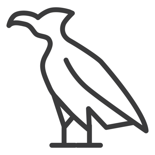 Golpe de ala de halcón de pico de águila Diseño PNG