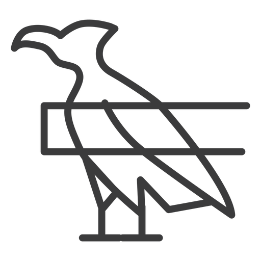Golpe de pico de ala de halcón águila Diseño PNG