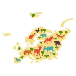 Europa Illustration PNG-Design