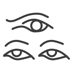 Augenaugenbrauengott ra-Sonnensonnengottanschlag PNG-Design