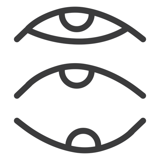 Eye god ra sun sun god stroke PNG Design