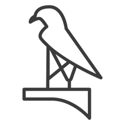 Golpe de asa de bico de falcão Desenho PNG