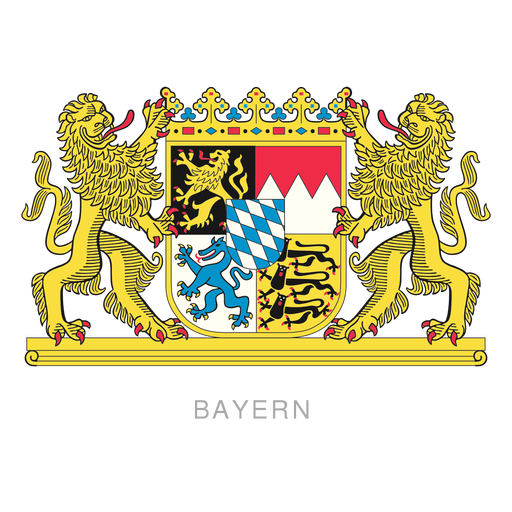 German province bayern crest PNG Design