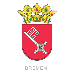 Deutsches Bremer Wappen PNG-Design
