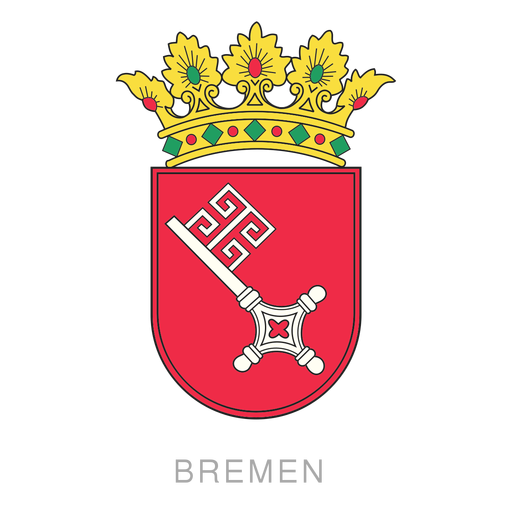Deutsches Bremer Wappen PNG-Design