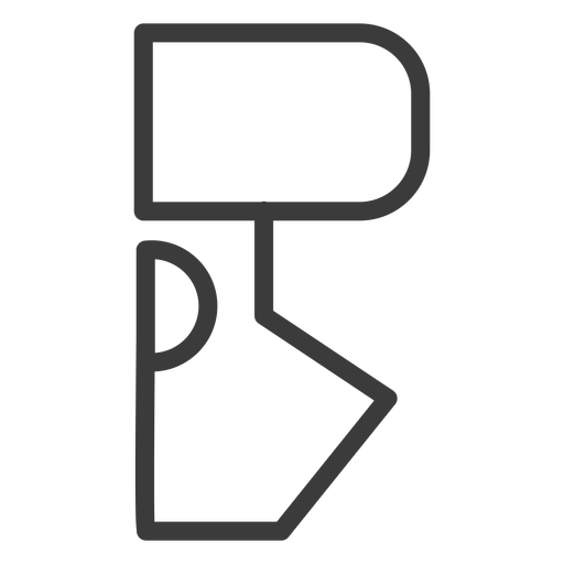 Hieroglyphenfigur Zeichenstrich PNG-Design