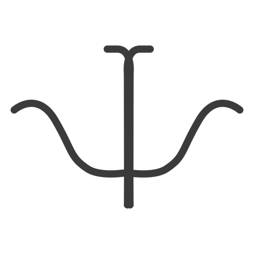 Bildsymmetrie der Hieroglyphenzeichenfigur PNG-Design