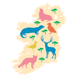 Ireland animal illustration PNG Design