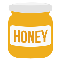 Ícone de etiqueta da capa de mel do frasco