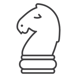 Ritter Schachschlag PNG-Design