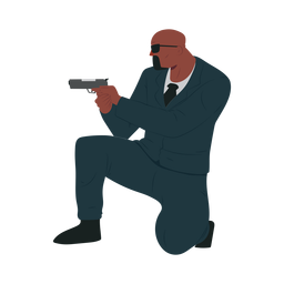 Ilustração de segurança de arma de fogo