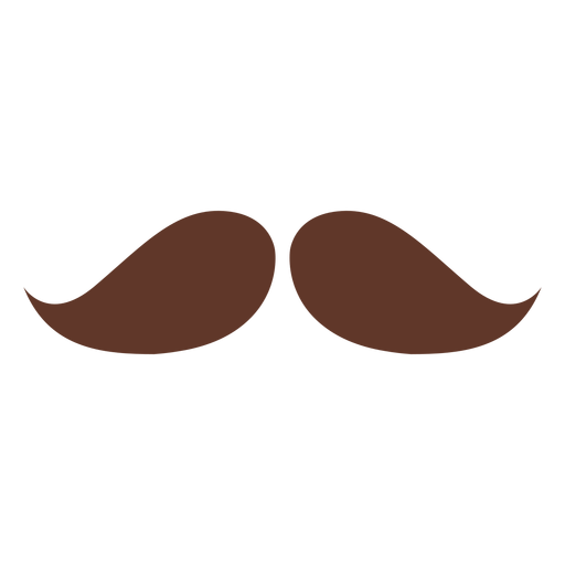 Bigote par dos bigotes Diseño PNG