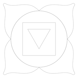 Muladhara chakra icon PNG Design