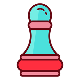 Pawn chess flat PNG Design Transparent PNG