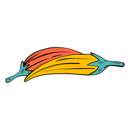 Boceto de color de dos pares de chile pimiento Diseño PNG