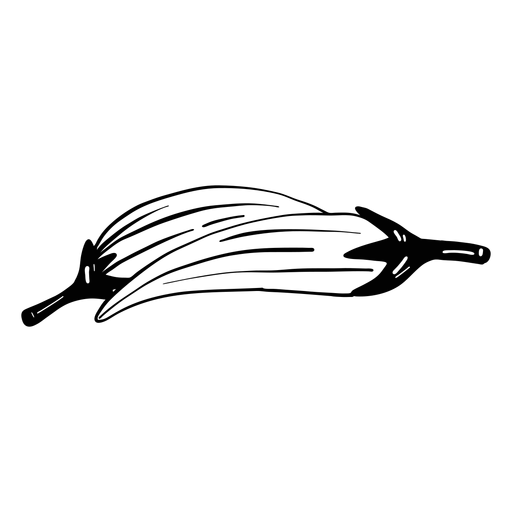 Boceto de dos pares de chile pimiento Diseño PNG