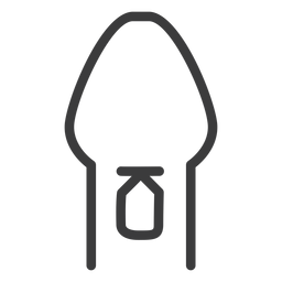 Phallus sign stroke PNG Design