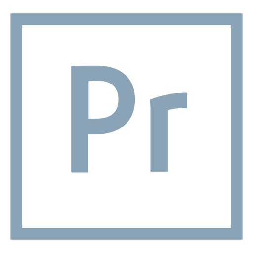 Premiere Pro PR-Symbol PNG-Design