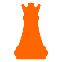Silueta de ajedrez de castillo de torre Diseño PNG