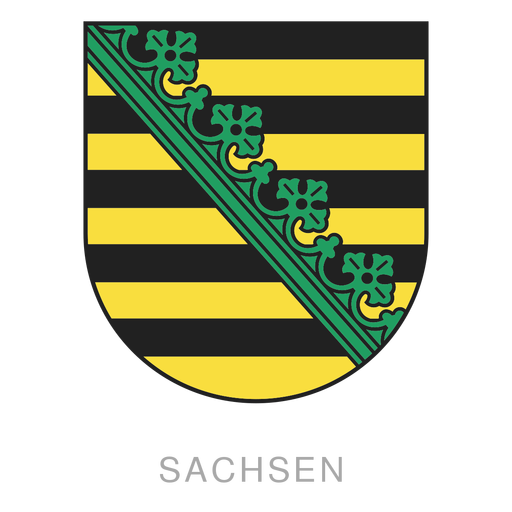 Cresta de la provincia de Sachsen Diseño PNG