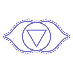 Stroke chakra icon PNG Design