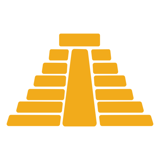 Temple pyramid aztec flat - Transparent PNG & SVG vector file